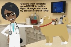custom chart templates veterinary software