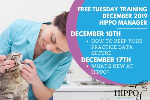 december 2019 free training webinars hippo manager dates