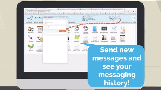 text message history veterinary practice management software