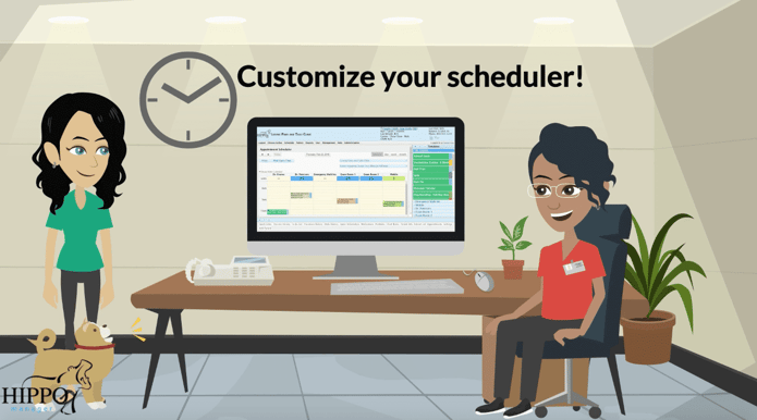customizable veterinary software appointment scheduler