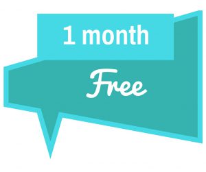 one month free