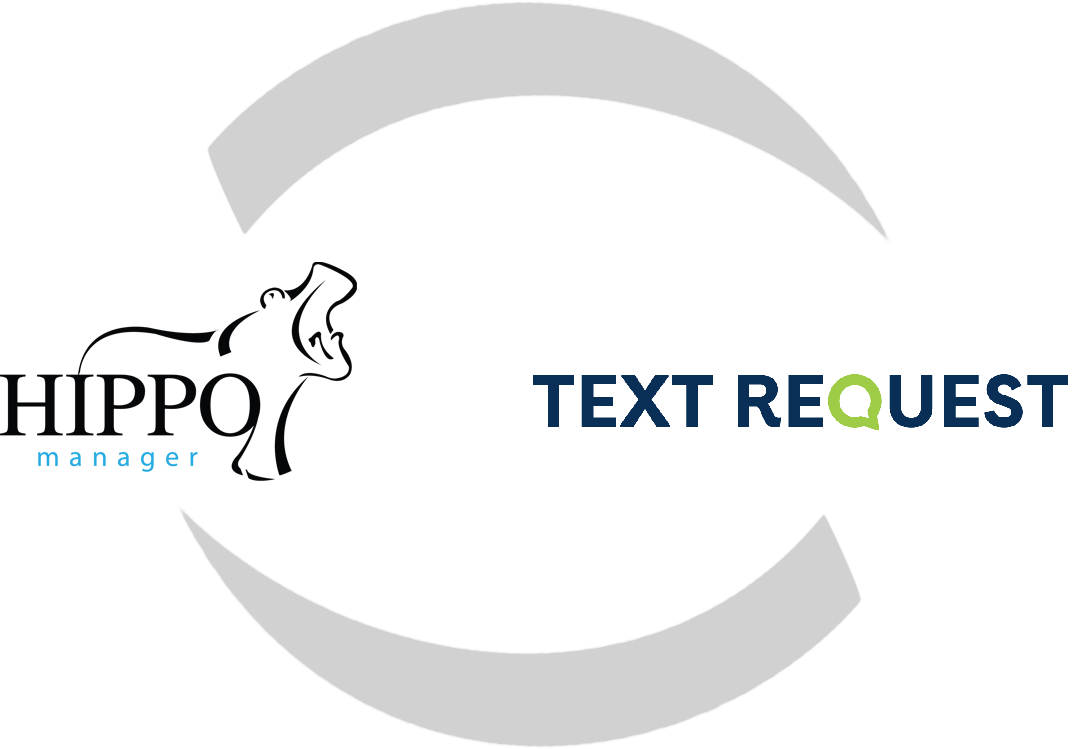 Hippo Manager and Text Request logos
